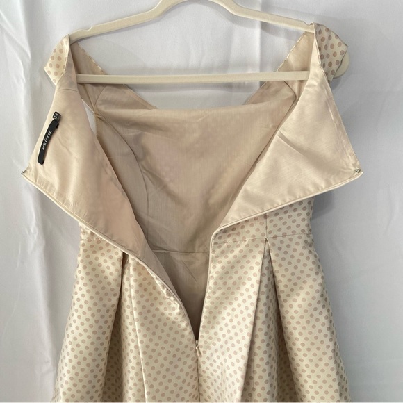 Ark & Co Anthropologie Womens Mid Century Polka Dot Dress Sz S Vintage 50s Style - Picture 9 of 9